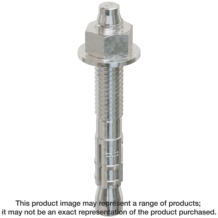 Simpson STB2-373006SS Strong-Bolt 2 — 3/8 in. x 3 in. Type 316 Stainless-Steel Wedge Anchor 50-Qty