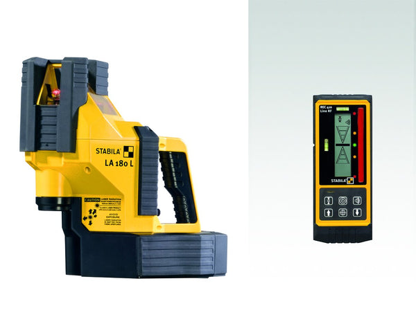 Stabila 02180 LA 180 Layout Laser Level Set