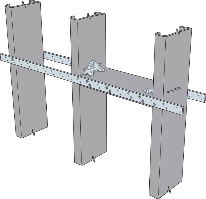 Simpson SFC4.25-R175 SFC 1-1/2 in. x 1-3/4 in. x 4-1/4 in. Steel Framing Connector 175-Qty