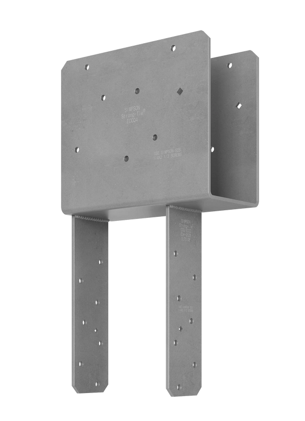 Simpson ECCQ46SDS2.5 ECCQ End Column Cap for 4x Beam, 6x Post, with Strong-Drive SDS Screws