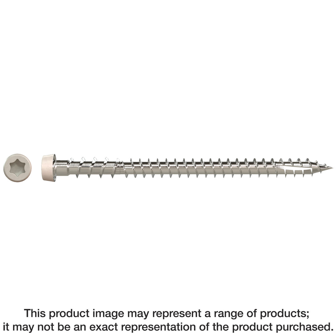 Simpson DCU234MB305GR05 Deck-Drive DCU COMPOSITE Screw — #10 x 2-3/4 in. T20, Type 305, Gray 05 1750-Qty