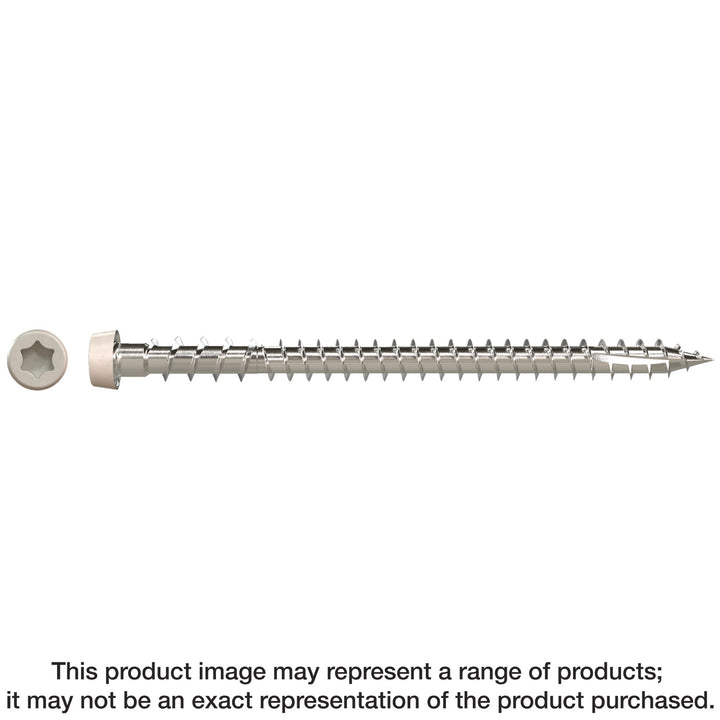 Simpson DCU234P305GR05 Deck-Drive DCU COMPOSITE Screw — #10 x 2-3/4 in. T20, Type 305, Gray 05 350-Qty