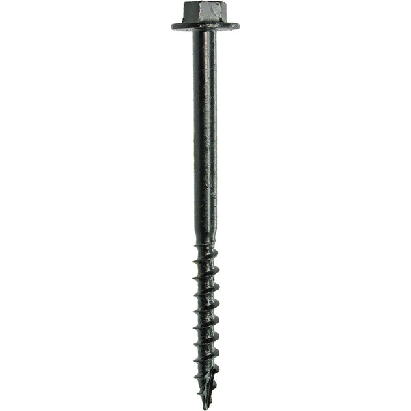 GRSSHW1021250-GRIP-RITE #10 X 2-1/2" PRIMEGUARD PLUS COATED HEX WASHER HEAD TYPE 17 STRUCTURAL SCREW 50 COUNT