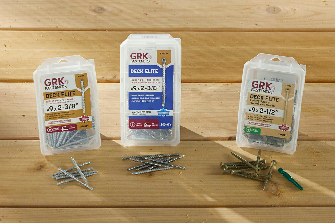 GRK 10923 AnglePro Hidden Deck Fastener #9 x 2-3/8 100CT