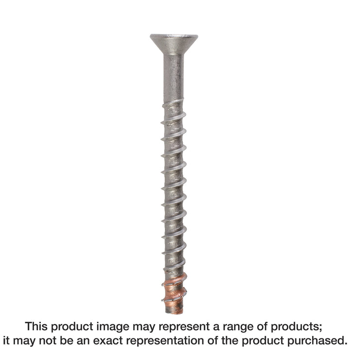 Simpson THD37300CS6SS Titen HD 3/8 in. x 3 in. Type 316 SS Countersunk Head Heavy-Duty Screw Anchor 25-Qty