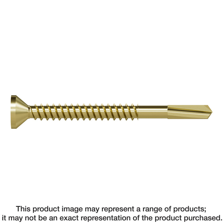 Simpson PPHD11516B-4K Strong-Drive PPHD SHEATHING-TO-CFS Screw — #8 x 1-15/16 in. T25, Yellow Zinc 4000-Qty