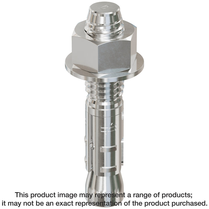 Simpson STB2-502346SSR25 Strong-Bolt 2 — 1/2 in. x 2-3/4 in. Type 316 Stainless-Steel Wedge Anchor 25-Qty