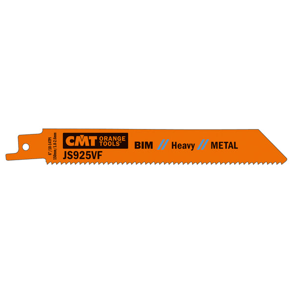 CMT Orange Tools JS925VF-5 RECIPROCATING SAW BLADES for /METAL (BIM) 6”x 10-14TPI  (5-PCS.)