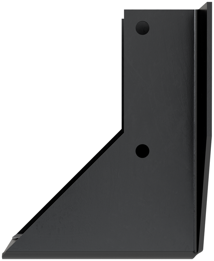 Simpson OHU46-SDS3 OHU Black Powder-Coated Ornamental Joist Hanger for 4x6 with Strong-Drive SDS Screws