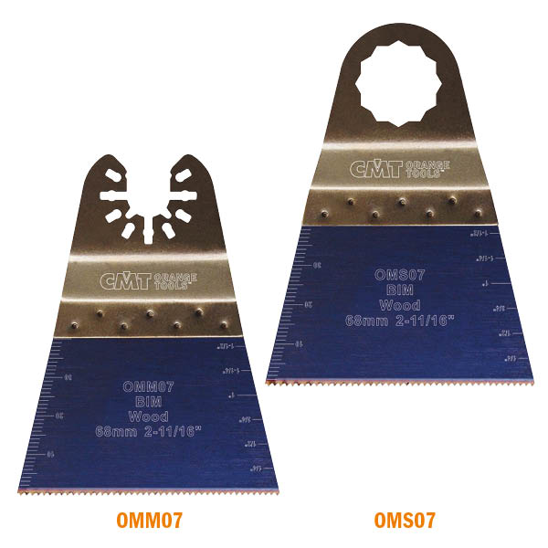 CMT Orange Tools OMM07-X50 2-11/16” PRECISION CUT BLADE - JAPANESE TOOTHING - BIM  (50-PCS.)