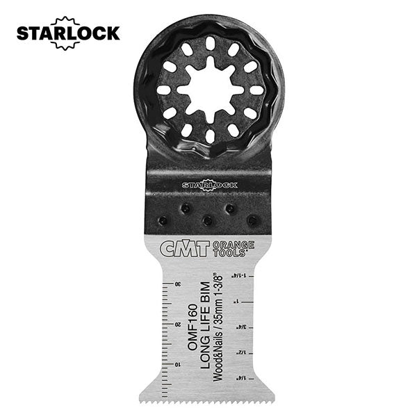 CMT Orange Tools OMF160-X5 1-3/8” PLUNGE CUT BLADE FOR WOOD&NAILS - BIM - SL  (5-PCS.)