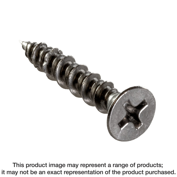 Simpson T08J100FXC Marine Screw, Flat Head — #8 x 1 in. #2 Phillips Drive, Type 316 100-Qty