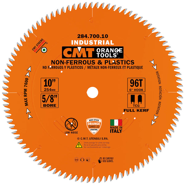 CMT Orange Tools 284.720.12 THIN NON-FERROUS METAL & PLASTICS 12”x0.126”/0.098”x1”  T=108 TCG