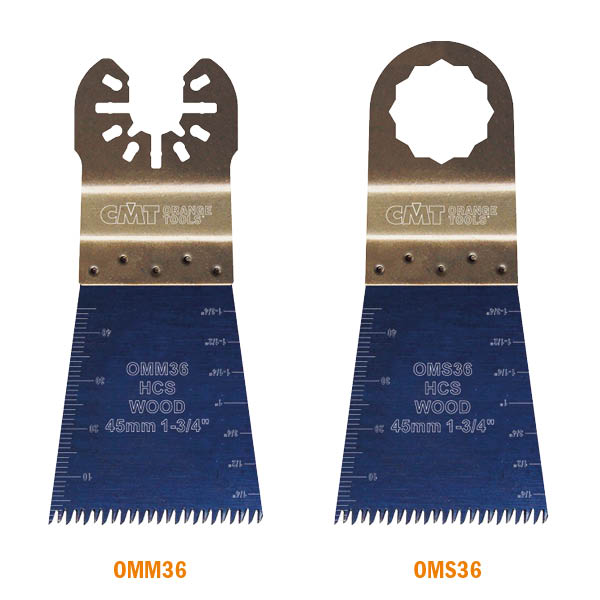 CMT Orange Tools OMM36-X5 1-3/4” PRECISION CUT BLADE -JAPANESE TOOTHING - HCS (5-PCS.)