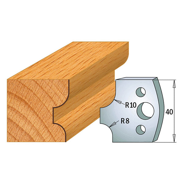 CMT Orange Tools 690.040 PROFILE KNIVES FOR INSERT SHAPER SYSTEM SP 1-37/64”x5/32”  (40x4mm)