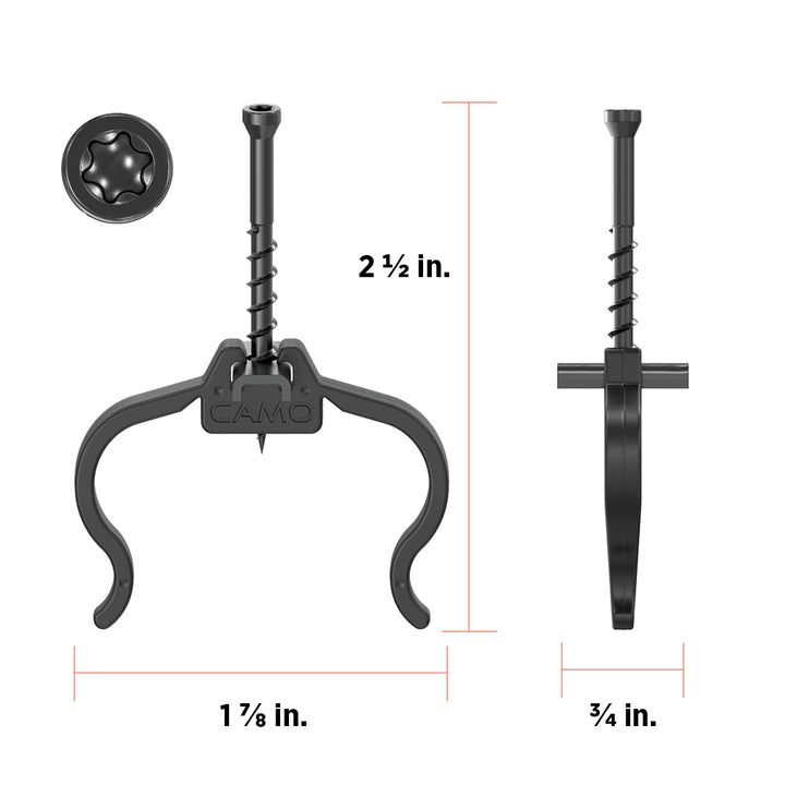 CAMO 0344359 Edge Clip Hidden Deck Fasteners 450 ct