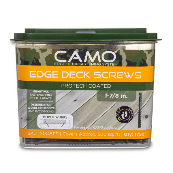 CAMO 0345119 1-7/8" EDGE SCREW T15 STAR 1750CT