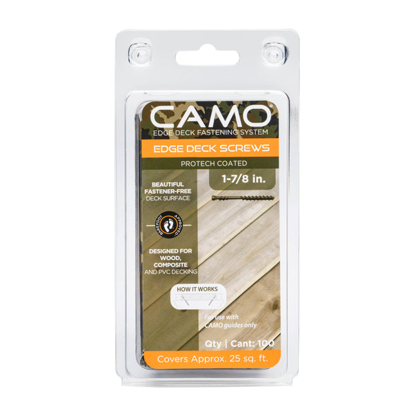 CAMO 0345120 1-7/8" EDGE SCREW T15 STAR 100CT