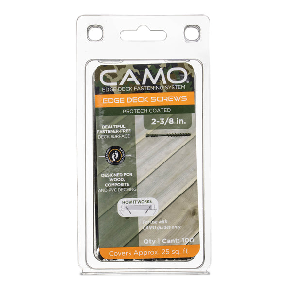 CAMO 0345140 2-3/8" EDGE SCREW T15 STAR 100CT