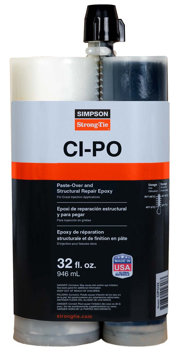 Simpson Strong-Tie CIPO32 PASTE-OVER EPOXY AND CRACK SEALANT 32OZ