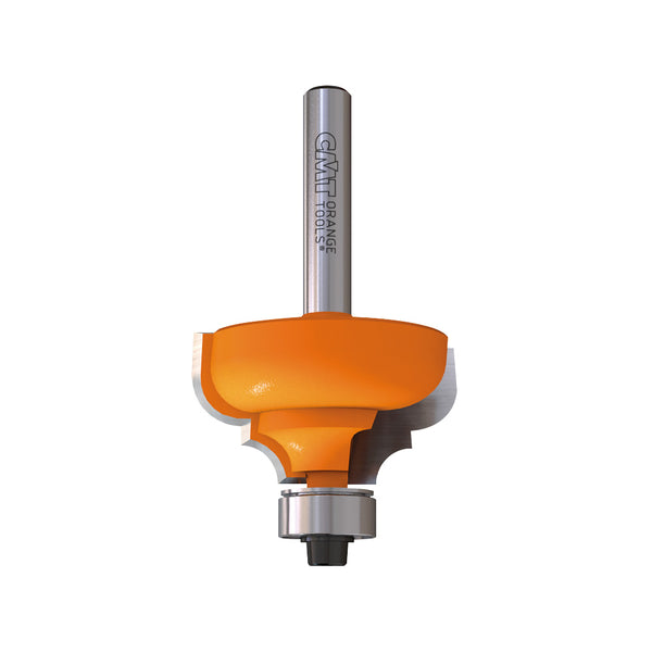 CMT Orange Tools 844.287.11 CLASSICAL OGEE BIT WITH BEARING D=1-1/8”x1/2”  R=5/32”   S=1/4”