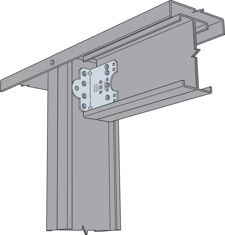 Simpson SSC4.25-R50 SSC 4-1/4 in. 14-Gauge Galvanized Steel-Stud Clip 50-Qty