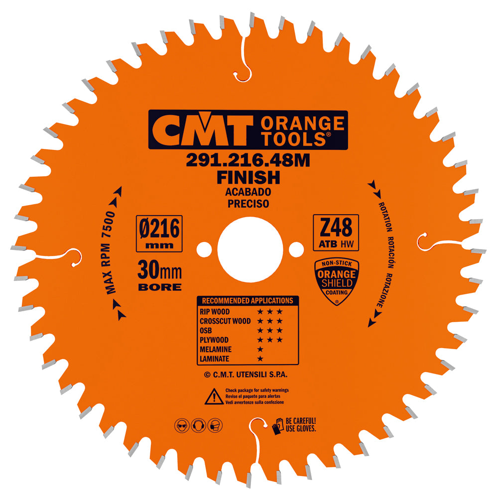 Orrange Tools CMT Orange Tools 291.210.36M GENERAL PURPOSE 8-1/4”x0.110”/0.071”x30mm ...