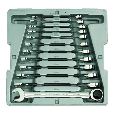 GEARWRENCH 9412 12PC METRIC RATCHETING WRENCH SET