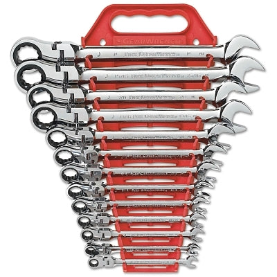 GEARWRENCH 9702D 13PC FLEX COMB RATCHETING WRENCH SET SAE