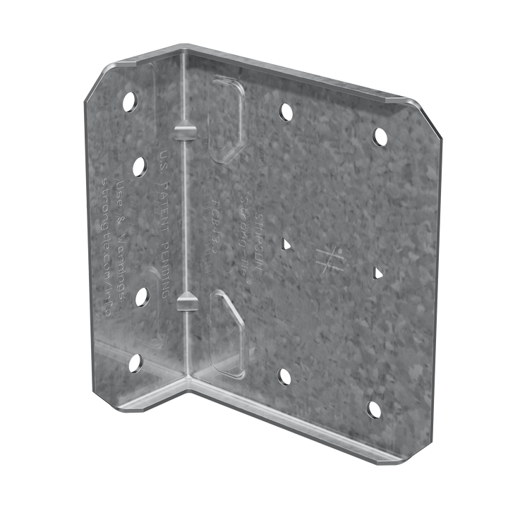 Simpson FCB43.5-R25 FCB 3-1/2 in. Bypass Framing Fixed-Clip Connector 25-Qty