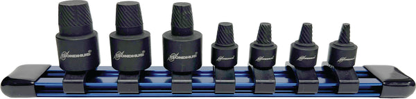 Bondhus 33387 Set of 7 Internal Twist Socket Set 3-12M (1/8-15/32)