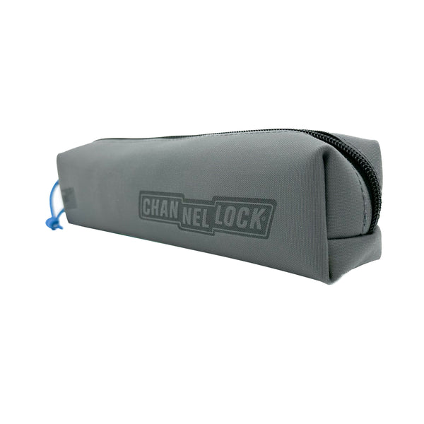Channellock ZPS1G Premium Single Zip Pouch, Grey Fused Cordura, Single zip