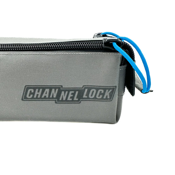 Channellock ZPS2G Premium Double Zip Pouch, Grey Fused Cordura, Double zip