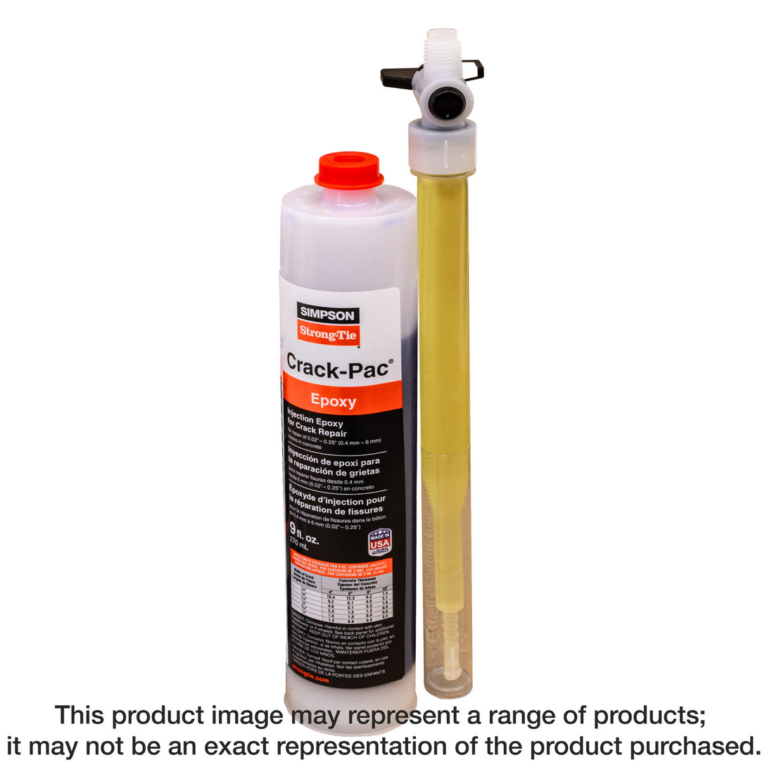 Simpson ETIPAC2G10 Crack-Pac 9-oz. Single-Cartridge Injection Epoxy