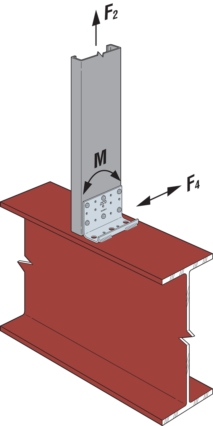 Simpson RCKW5.5-R10 RCKW 5.5-in. Kneewall Connector Clip Qty-10