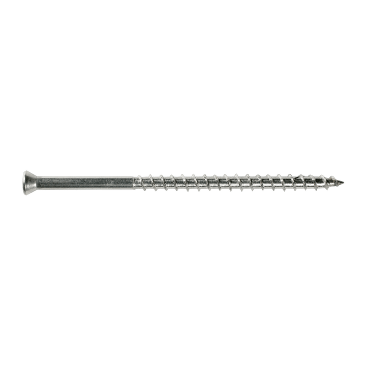 Simpson T07300FB1 Trim-Head Screw, Square Drive — #7 x 3 in. #1 SQ, Type 316 1 lb.