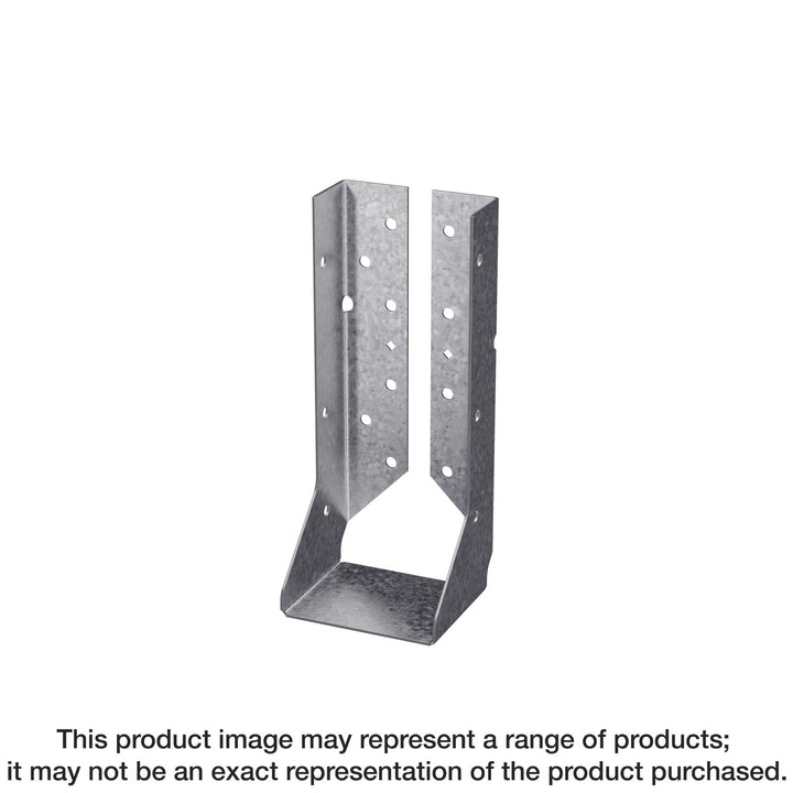 Simpson HUCQ410Z-SDSG HUCQ ZMAX Galvanized Heavy Face-Mount Concealed-Flange Joist Hanger for 4x10 w/ Screws