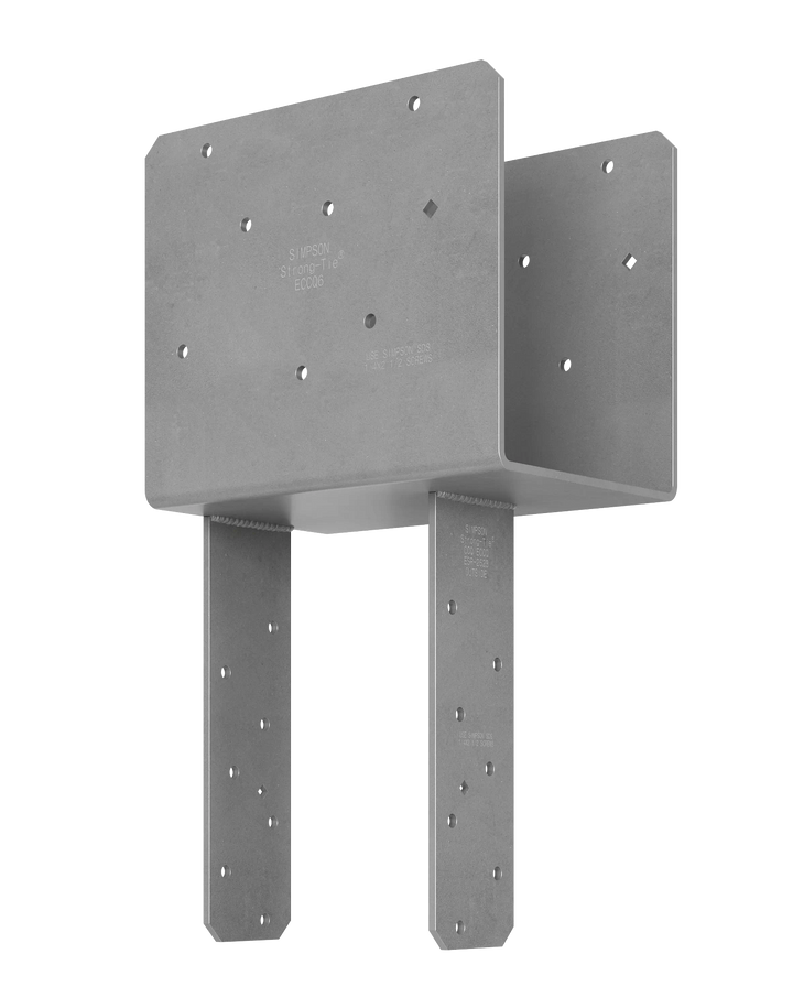 Simpson ECCQ66SDS2.5 ECCQ End Column Cap for 6x Beam, 6x Post, with Strong-Drive SDS Screws