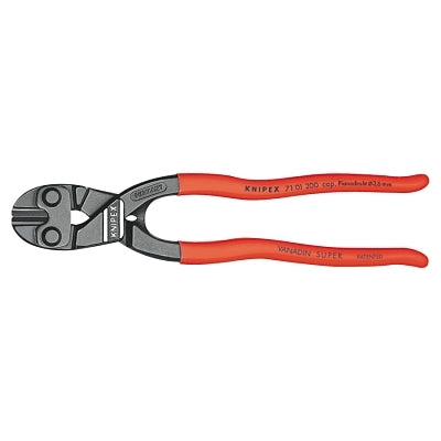 KNIPEX 7101200 8" LEVER ACTION CENTER CUTTER DIPPED HANDLE