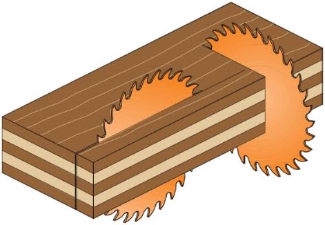 CMT Orange Tools P12096 1" Bore ITK Melamine & Ultra Finish Saw Blade, 12" x 96 Teeth