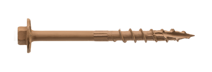 Simpson SDWH19300DB Strong-Drive SDWH TIMBER-HEX Screw — 0.195 in. x 3 in. 5/16 Hex, DB Coating 1000-Qty