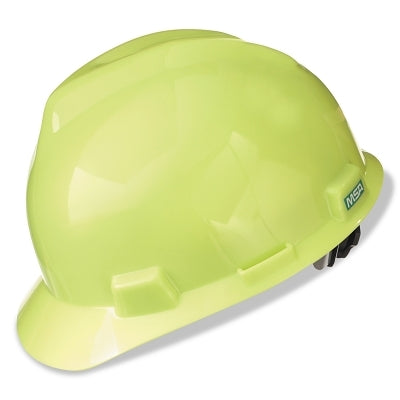 MSA 10061512 CAP V-GD STD HI-VIZ YELGRN W/RATCHET