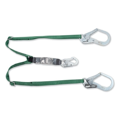 MSA 10191758 EA LANYARD LG.SNAP ADJ TWIN 6' ANSI