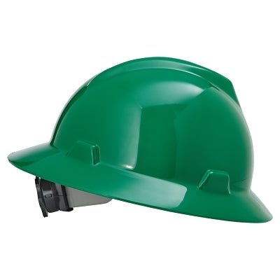 MSA 475370 GREEN V-GARD HARD HAT