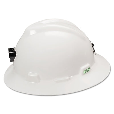 MSA 815009 HAT V-GD/LAMP BRKT & CORD HOLDER WHITE