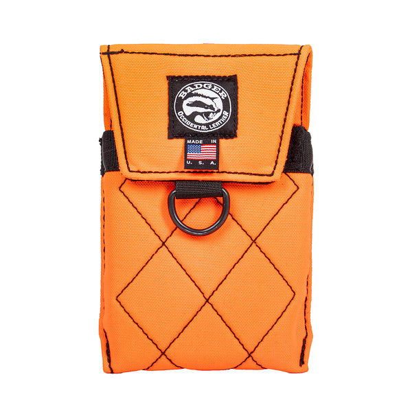 Badger by Occidental Leather 454054 Badger Phone Holster - Hi Vis Orange