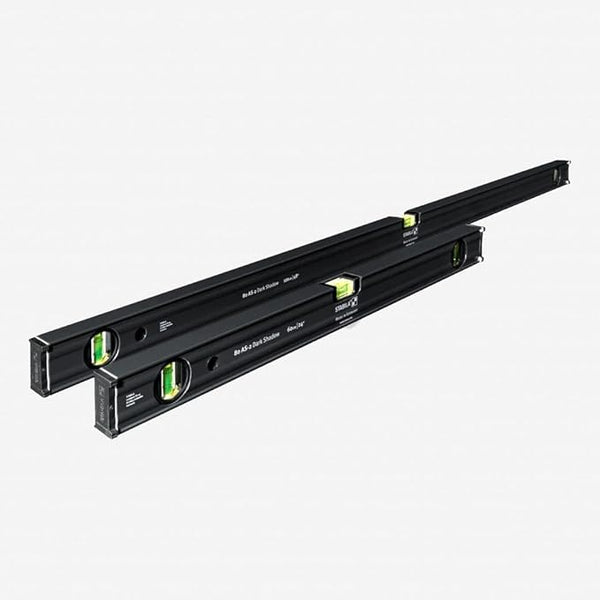 Stabila 29300 Dark Shadow Type 80-AS 24 Inch & 48 Inch Level Set