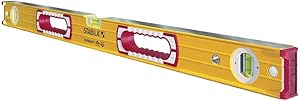 Stabila 37448 48-Inch builders level, High Strength Frame, Accuracy Certified Professional Level, Yellow