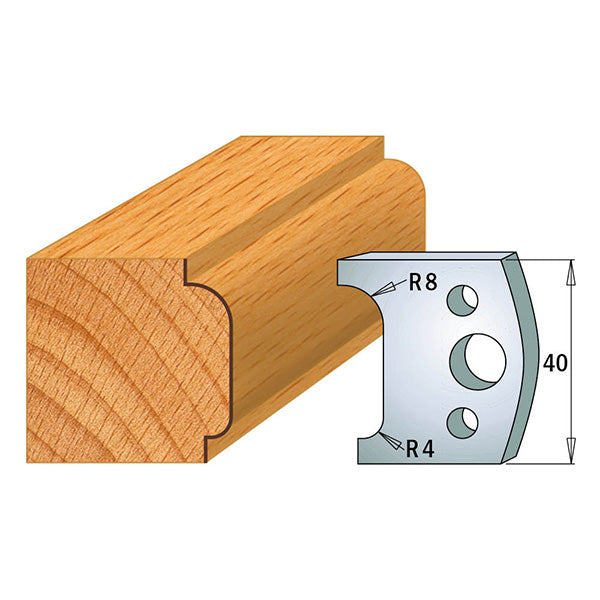 CMT Orange Tools 690.070 PROFILE KNIVES FOR INSERT SHAPER SYSTEM SP 1-37/64”x5/32”  (40x4mm)