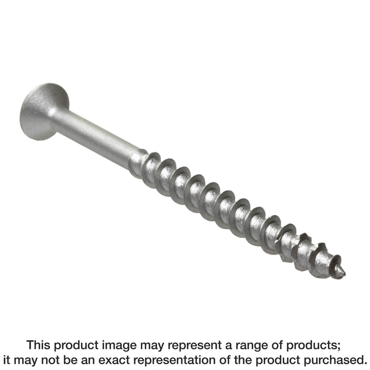 Simpson TNTS18234TFB Titen Turbo — 3/16 in. x 2-3/4 in. 6-Lobe Flat-Head Concrete and Masonry Screw, Silver 1000-Qty